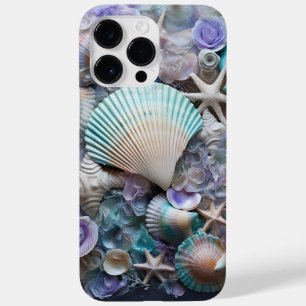 PASTEL COLORED SEASHELLS IN A CLEAR OCEAN Case-Mate iPhone 14 PRO MAX CASE