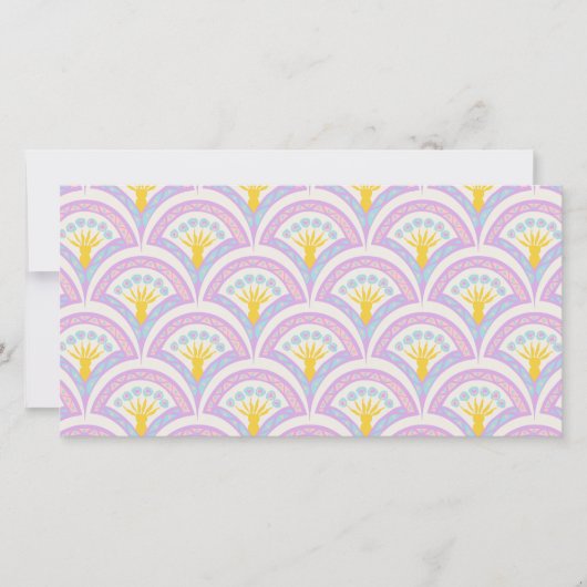 Pastel colored shell pattern (Front)