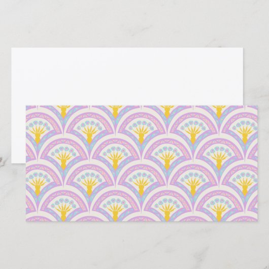 Pastel colored shell pattern (Front/Back)