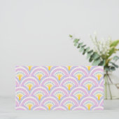Pastel colored shell pattern (Standing Front)