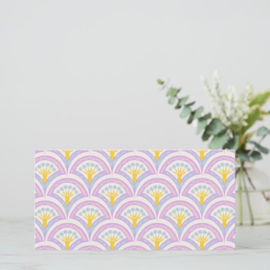 Pastel colored shell pattern (Standing Front)