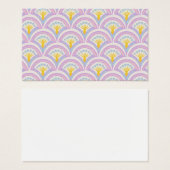 Pastel colored shell pattern (Front & Back)