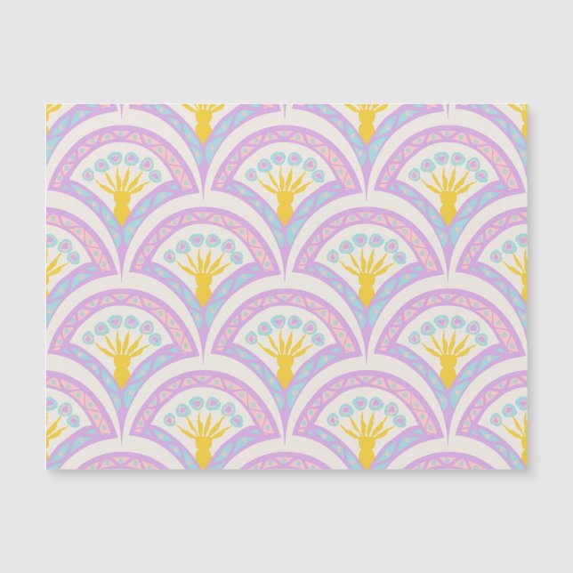 Pastel colored shell pattern (Front)