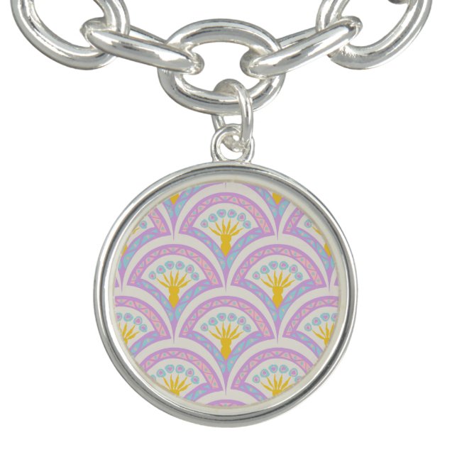 Pastel colored shell pattern bracelet (Design)