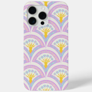 Pastel colored shell pattern iPhone 15 pro max case