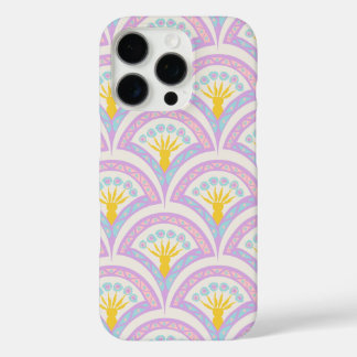 Pastel colored shell pattern iPhone 16 pro case