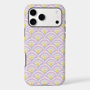Pastel colored shell pattern iPhone 17 pro max case