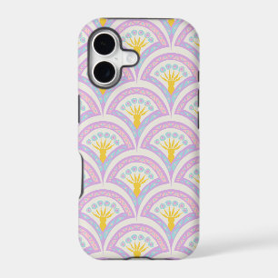 Pastel colored shell pattern iPhone 17 case