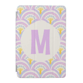 Pastel colored shell pattern iPad mini cover