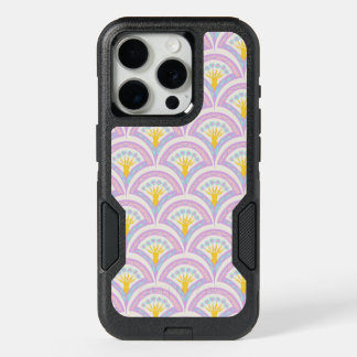Pastel colored shell pattern iPhone 15 pro case
