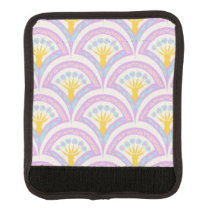 Pastel colored shell pattern luggage handle wrap