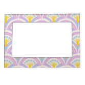 Pastel Mint Green Trendy Colors Magnetic Photo Frame | Zazzle