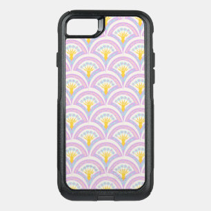 Pastel colored shell pattern OtterBox commuter iPhone SE/8/7 case