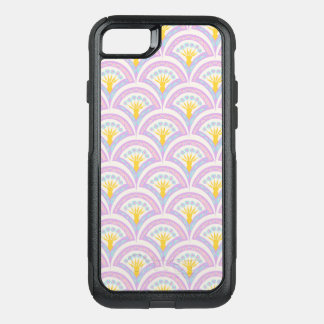 Pastel colored shell pattern OtterBox commuter iPhone SE/8/7 case