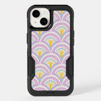 Pastel colored shell pattern OtterBox iPhone 14 case