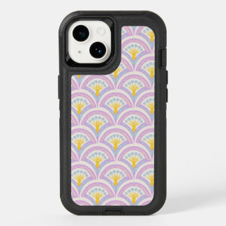 Pastel colored shell pattern OtterBox iPhone 14 case