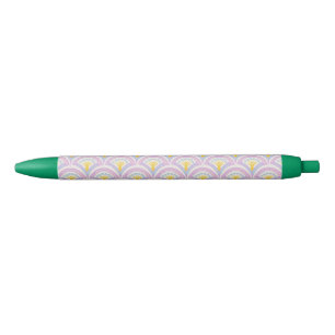 Pastel colored shell pattern pen