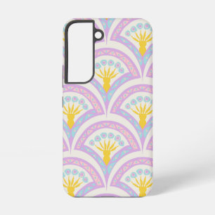 Pastel colored shell pattern samsung galaxy s22 case