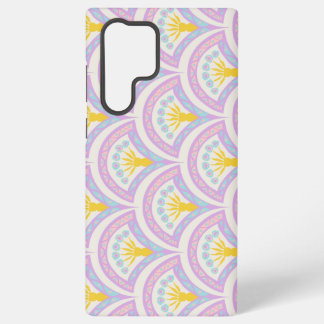 Pastel colored shell pattern samsung galaxy s22 ultra case