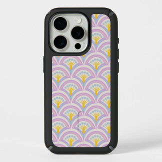 Pastel colored shell pattern iPhone 15 pro case