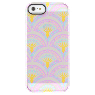 Pastel colored shell pattern permafrost iPhone SE/5/5s case