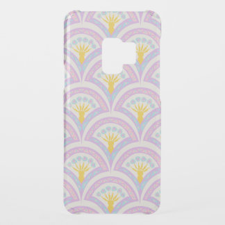 Pastel colored shell pattern uncommon samsung galaxy s9 case