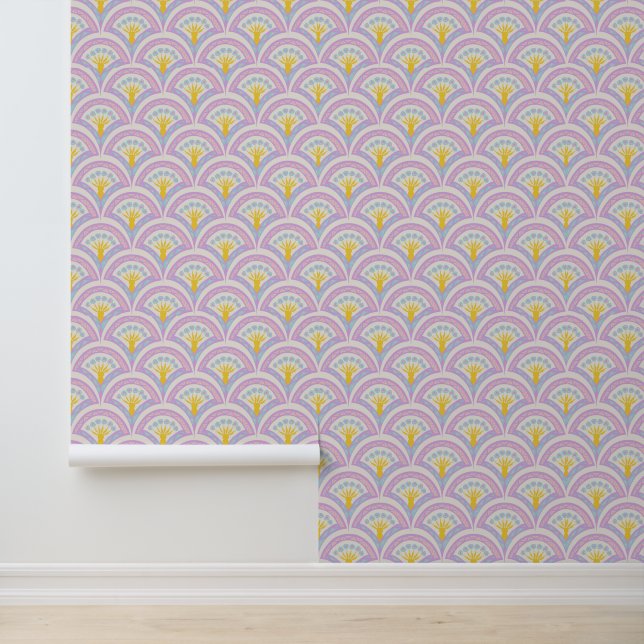 Pastel colored shell pattern wallpaper  (Application)