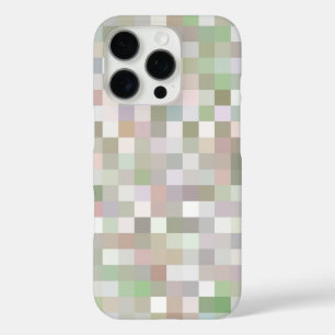 Pastel Colored Square Pattern iPhone 16 Pro Case