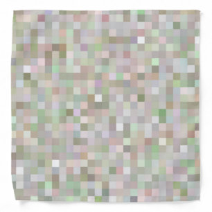 Pastel Colored Squares Bandana