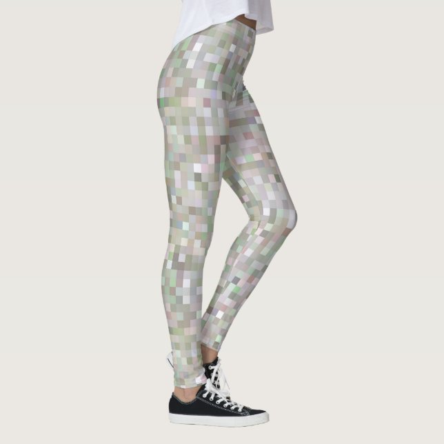 Pastel Colored Squares  Leggings (Right)