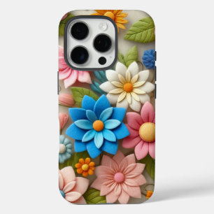 Pastel Colorful Floral   iPhone 16 Pro Case