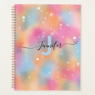 Pastel Colorful Girly Trendy Modern Chic Fancy