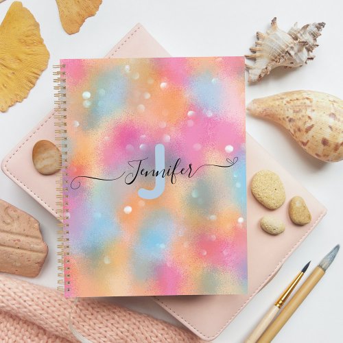 Pastel Colorful Girly Trendy Modern Chic Fancy Planner