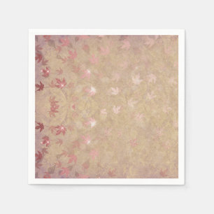 Pastel Colorful Leaves Napkins