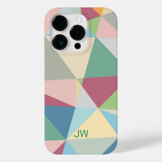 Pastel Colorful Modern Abstract Geometric Pattern Case-Mate iPhone 14 Pro Case