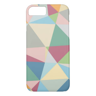 Pastel Colorful Modern Abstract Geometric Pattern iPhone 8/7 Case