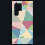 Pastel Colorful Modern Abstract Geometric Pattern Samsung Galaxy S22 Ultra Case<br><div class="desc">Colorful abstract pastel tones geometric shapes modern pattern design.</div>