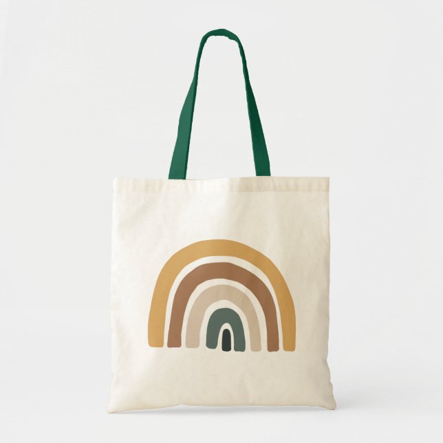 Pastel Colorful Rainbow  Tote Bag (Front)