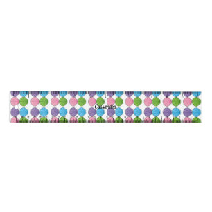 Pastel Colorful Seashell Pack   Add your own Name Ruler