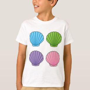 Pastel Colorful Seashell Pack T-Shirt