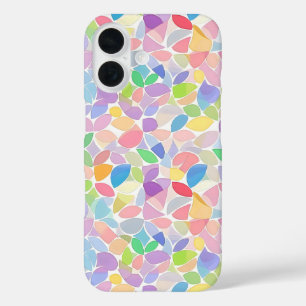 Pastel Colorful Spring Mosaic iPhone 16 Case