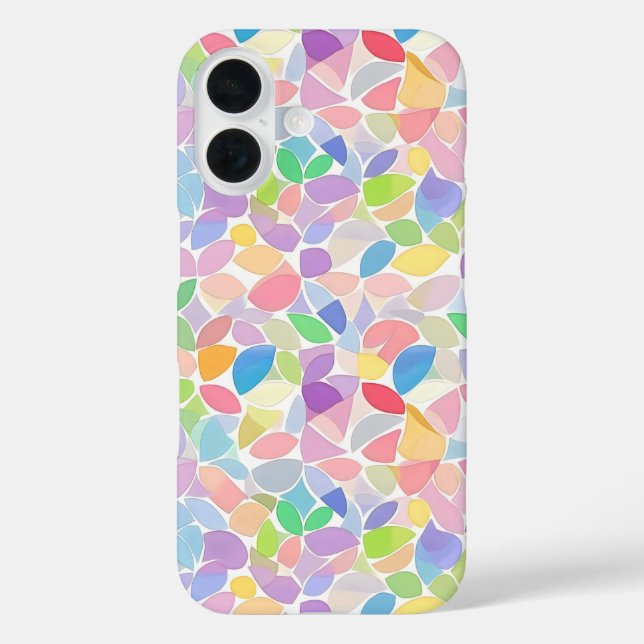 Pastel Colorful Spring Mosaic Case-Mate iPhone Case (Back)