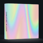 pastel colors 3 ring binder<br><div class="desc">elegant girly binder</div>