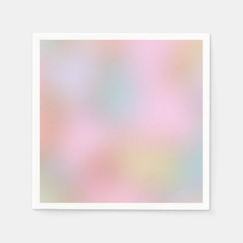 Pastel Colors Abstract Art Template Elegant Napkins