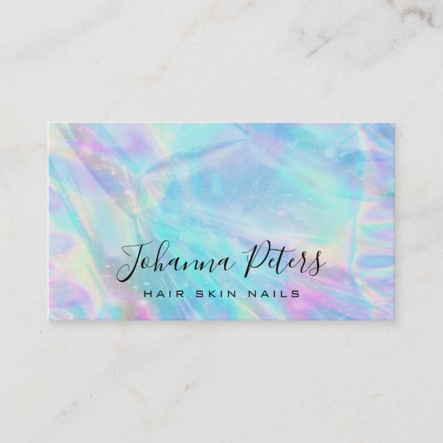 pastel colors abstract background business card (Front)
