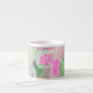 Pastel Colors Abstract Design Espresso Mug