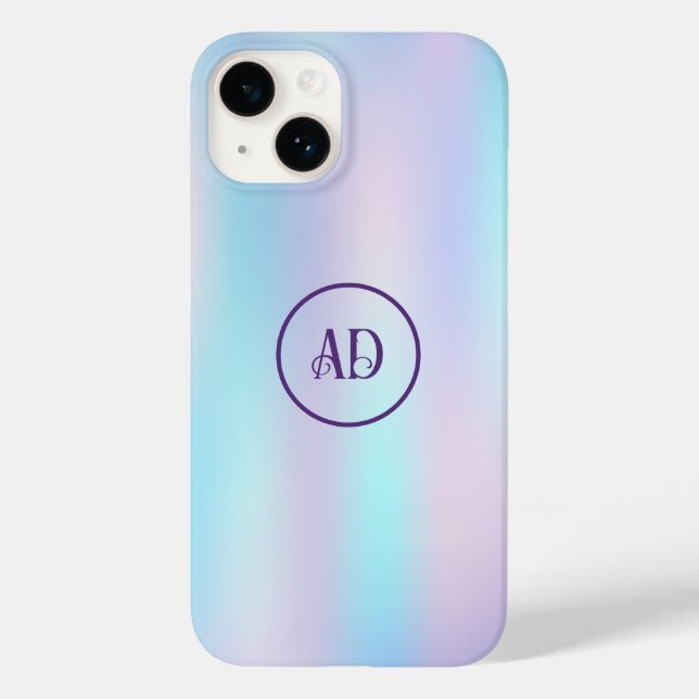 Pastel Colors Abstract Iridescent Background Case-Mate iPhone Case (Back)
