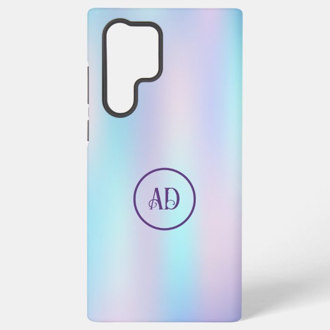 Pastel Colors Abstract Iridescent Background Samsung Galaxy Case (Back)