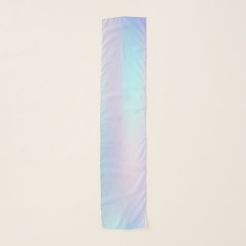 Pastel Colors Abstract Iridescent Background Scarf
