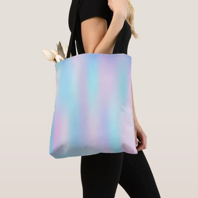 Pastel Colors Abstract Iridescent Background Tote Bag (Close Up)